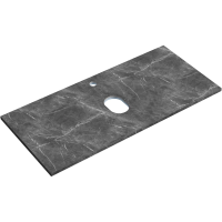 Столешница 100 см черный Sancos TT100A1X