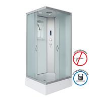 Душ.каб. NG-33984-14QP (900х800х2150) средний поддон (26см) стекло МАТОВОЕ 4 места
