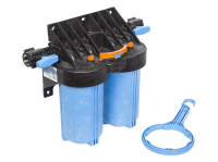 Корпус для картриджного фильтра 1 М 10quot; Т2 (торцевое подключение), Big Blue не прозрачный