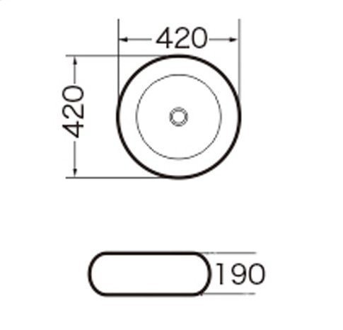 Раковина GR-3010 (420*420*190)