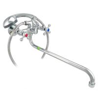 ELEANTI Для ванны двуручный, длинный S-излив 35 см, Арт. 0402.895