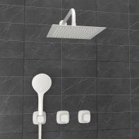 A9551.266.146.254.328.156.155 Встраиваемый комплект для душа с верхней душевой насадкой и лейкой