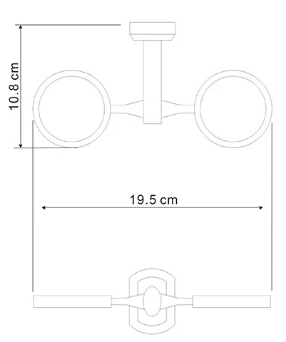 Держатель двойной WasserKraft Oder C174