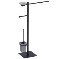 Напольная стойка Timo "Selene" 14085/03, металл, черная, 22см х 85см х 50см, 1шт