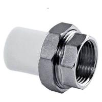 Муфта TEBO сер. PP-R комбин. разъемная (Американка) 25x 1/2quot; ВР (10/100), арт. 016020817