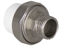 Муфта TEBO бел. PP-R комбин. разъемная (Американка) 63х2quot; НР O-ring (1/13), арт. 015022112