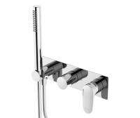 Смеситель для душа WasserKRAFT Dinkel 5877, хромированный, вертикальный/горизонтальный монтаж