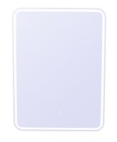 Зеркало-шкаф Style Line "Каре", с подсветкой, для ванной, квадратное, белое