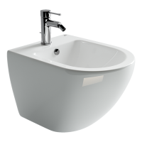 CN4003 Подвесное биде METROPOL Rimless, 1 отверстие под смеситель, с крепежом