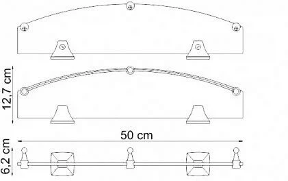 Полка WasserKraft Wern K-2544
