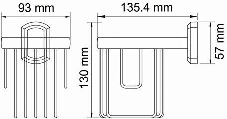 Держатель для освежителя воздуха WasserKraft Oder K-3045