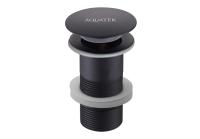 Сливной набор для раковины AQUATEK, матовый черный AQ6000MB