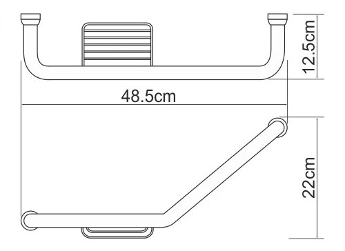 Поручень для ванны WasserKraft K-1077Left