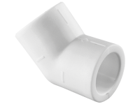 Угольник TEBO бел. PP-R 45 град. 63 (4/40), арт. 030030207