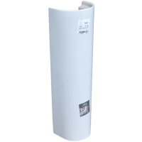 Пьедестал Jika "Lyra" 8192700000009, для ванной, керамический, белый, полукруглая форма