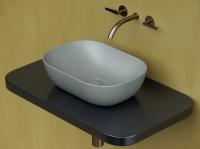 CN6009MH Умывальник чаша накладная прямоугольная Антрацит Матовый Element 455*325*135 мм