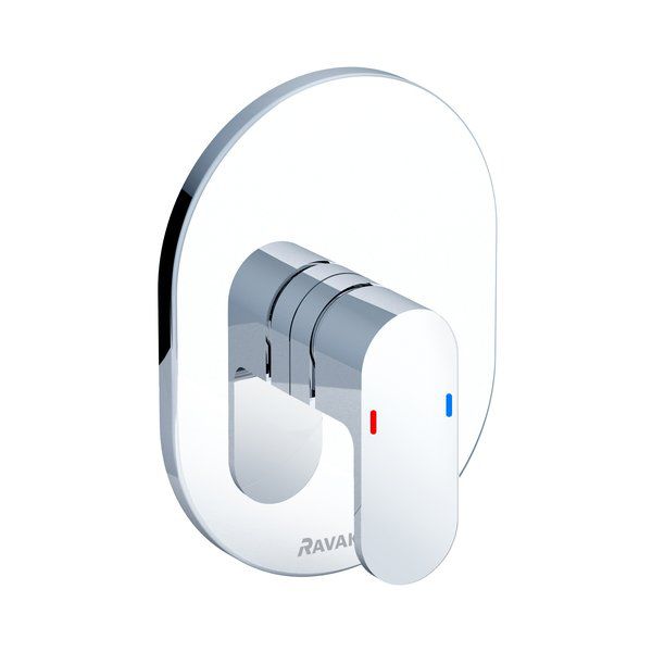 Смеситель скрытого монтажа Ravak Chrome CR 066.00 без переключателя для R-box X070057
