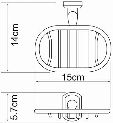 Мыльница решетка WasserKraft Oder K-3069