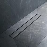 W02SC-U11-060-04BM PrimeFlow Трап для душа линейный универс затвор Tile 60см цвет черн мат