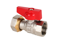 Кран шаровой латунный MVI DN15 PN25 вр-накидная гайка, бабочка