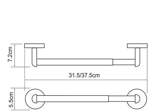 Держатель бумажных полотенец WasserKraft Rhein K-6291