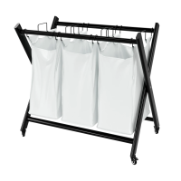 Корзина для белья WasserKRAFT Naab WB-860-L белый