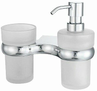 Дозатор для жидкого мыла со стаканом WasserKraft Berkel K-6889