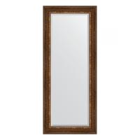 Зеркало настенное с фацетом EVOFORM в багетной раме римская бронза, 61х146 см, BY 3543