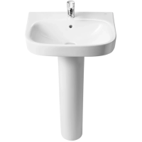 Пьедестал раковины Roca "Debba" 33799000Y, керамика, белый, 72х18х14 см