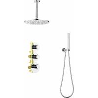 Душевая система Timo "Saona", с термостатом, встраиваемая, латунь