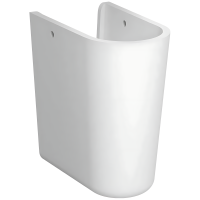 Полупьедестал VITRA S20 5281B003-7201, фарфор, белый, высота 33 см