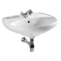 Раковина Jika Lyra, подвесная, полукруглая, белая, фаянс, 55x19x45 см