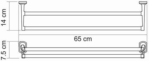 Полотенцедержатель WasserKraft Oder K-3040