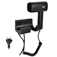 Фен для волос настенный "Puff-1601Вl",  черный матовый