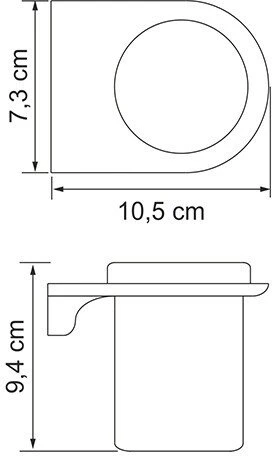 Стакан WasserKraft Kammel K-8328