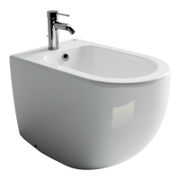 CN4005 Напольное биде METROPOL Rimless, 1 отверстие под смеситель, с крепежом