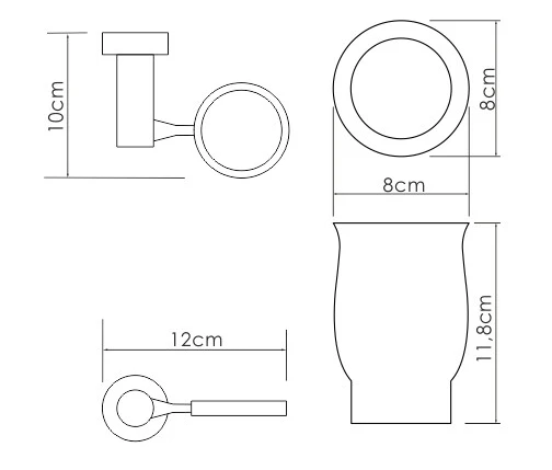 Подстаканник одинарный WasserKraft K-24228