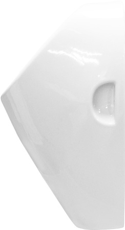 Писсуар "Sanita Long", белый, антигрязевой, скрытый монтаж, санфарфор