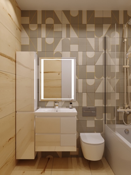 Колонна подвесная универсальная "Даймонд", Люкс белая, PLUS