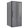 Душ.ограждение NG-85-10TB-TB80-34 (100*80*195) прямоуг,раздвижн,черный матов.,стекло тонирован.,2мес