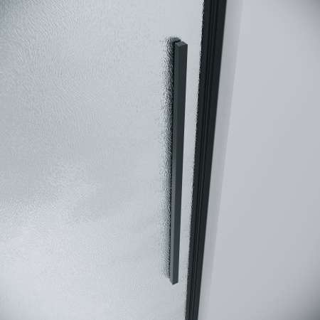 Душ.ограждение 120.K33.01.1470.21.02 Galaxy (140*70*195) черный матовый, стекло шиншилла, 2 мест