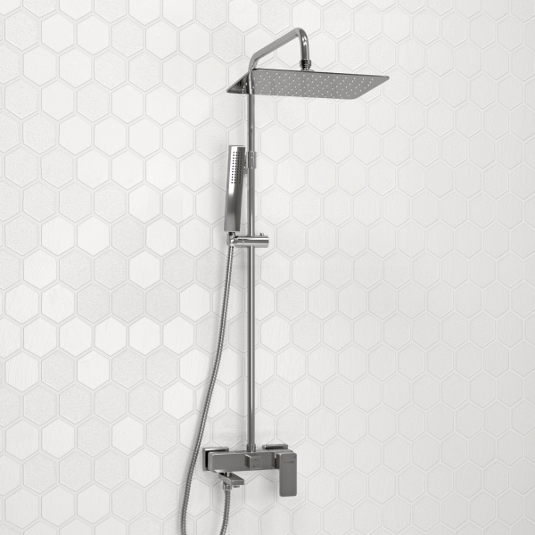 Душевой комплект WasserKRAFT A177, латунь, тропический дождь