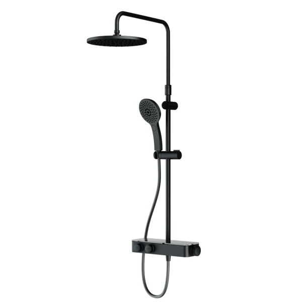 F0750A422 Inspire V2.0, душевая система, набор: см-ль д/душа с термостатом, верхний душ d 250 мм, ру