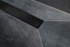 Душевой лоток Pestan Confluo Frameless Line 300 13701259 с двухсторонней решеткой Черный матовый / полая под плитку