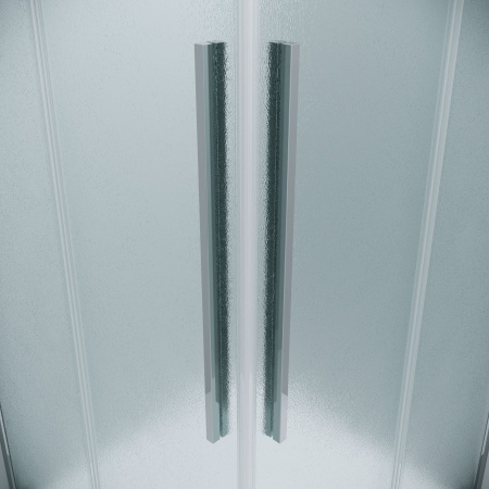 1/2 душ.ограждения 1/2.К33.01.90.10.02 Galaxy (90*195) хром, стекло шиншилла, 1 место