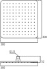 Верхний душ Ideal Standard Ideal Rain Cube B0025AA Хром