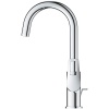 Смеситель для раковины Grohe "BauLoop" 23763001, рычажный, хром, длина излива 14 см