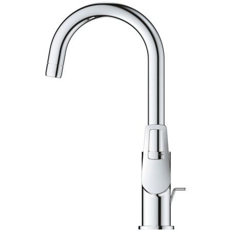 Смеситель для раковины Grohe "BauLoop" 23763001, рычажный, хром, длина излива 14 см