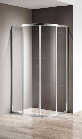Душевой уголок Cezares Silder 100х100 SLIDER-R-2-90/100-C-Cr профиль Хром стекло прозрачное
