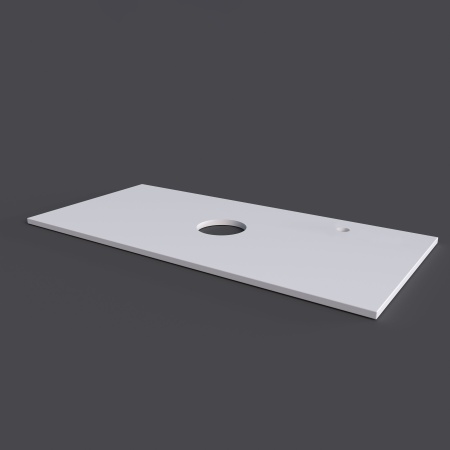 Столешница МДФ "ФЛАЙ-100 см" белая